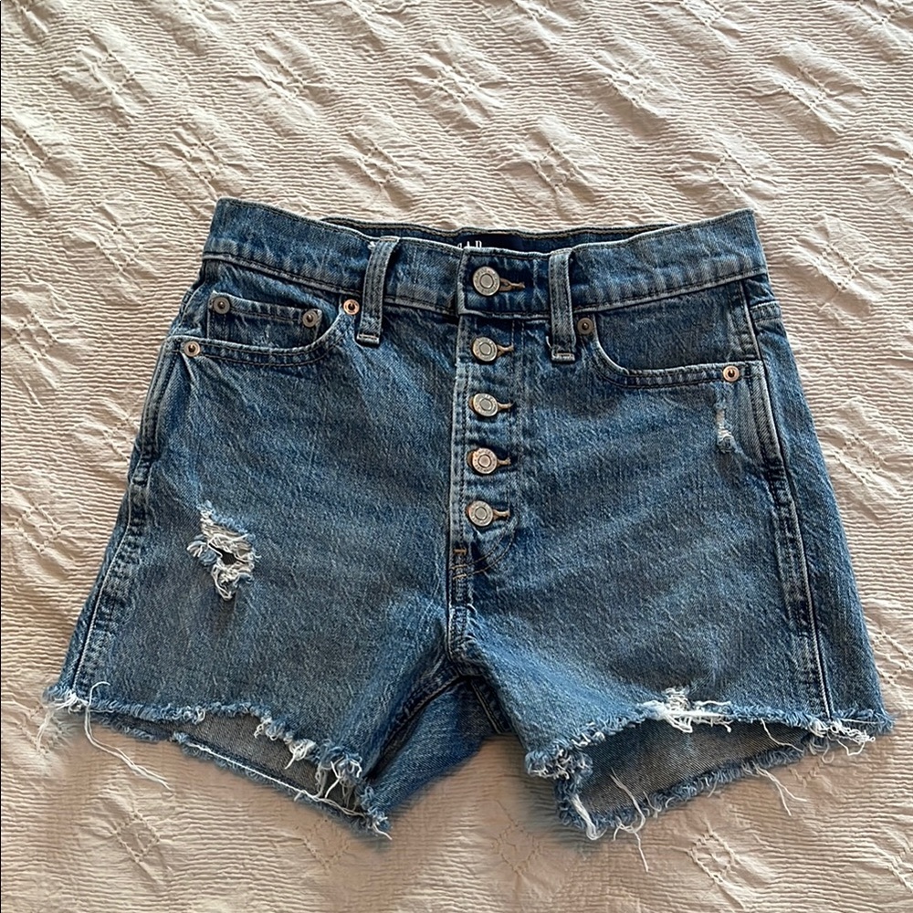 GAP High Rise Cheeky Jean Shorts